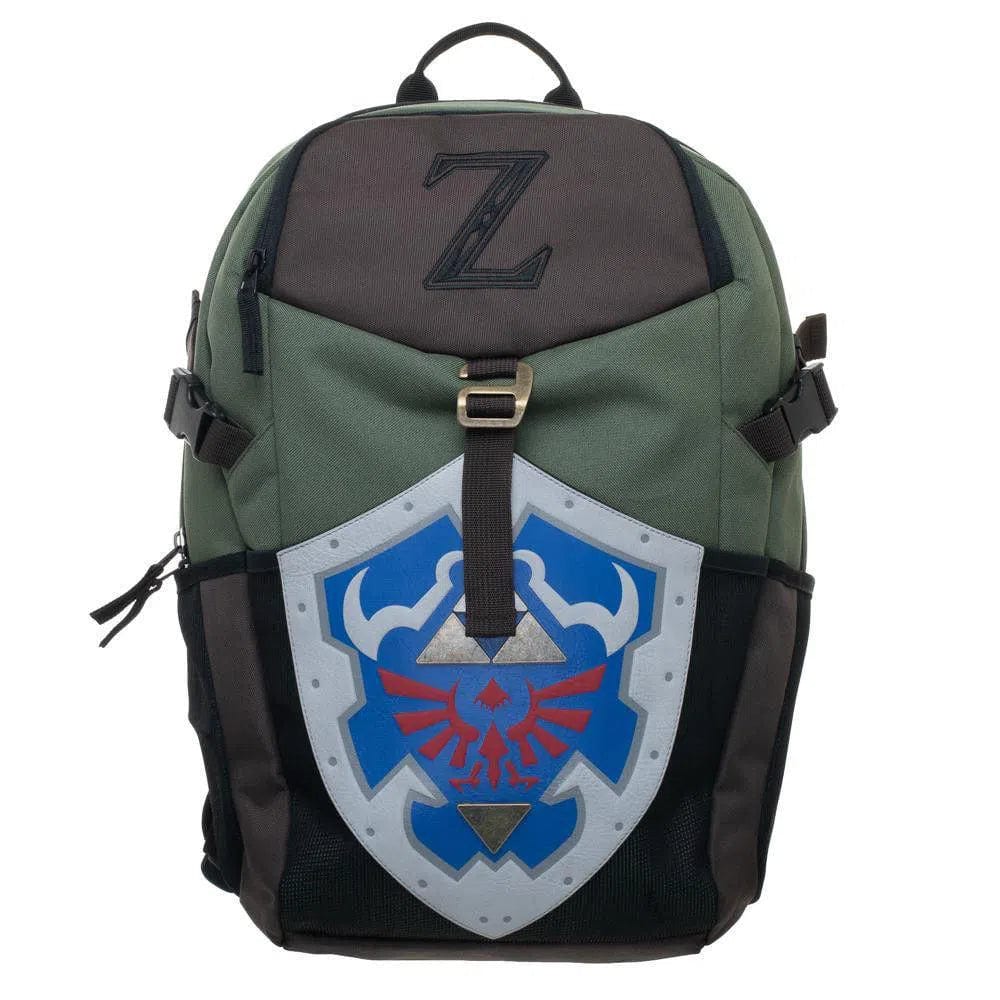 The-Legend-of-Zelda-Hylian-Shield-Laptop-Backpack-Bioworld The Legend of Zelda - Hylian Shield Laptop Backpack - Bioworld - Image 1