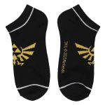 The Legend of Zelda - Hyrule Crest Ankle Socks - Bioworld - 5 Pairs - Image 4
