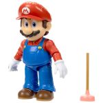 The Super Mario Bros. Movie - Mario with Plunger Action Figure (5") - Jakks Pacific - Series 1 - Image 4
