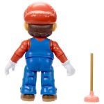The Super Mario Bros. Movie - Mario with Plunger Action Figure (5") - Jakks Pacific - Series 1 - Image 5
