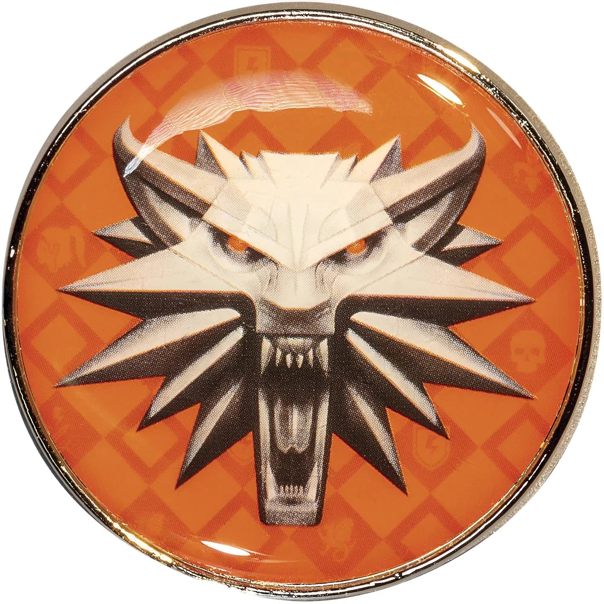 The-Witcher-3-Wild-Hunt-School-of-the-Wolf-Pin-Badge-Dark-Horse The Witcher 3: Wild Hunt - School of the Wolf Pin Badge - Dark Horse - Image 1