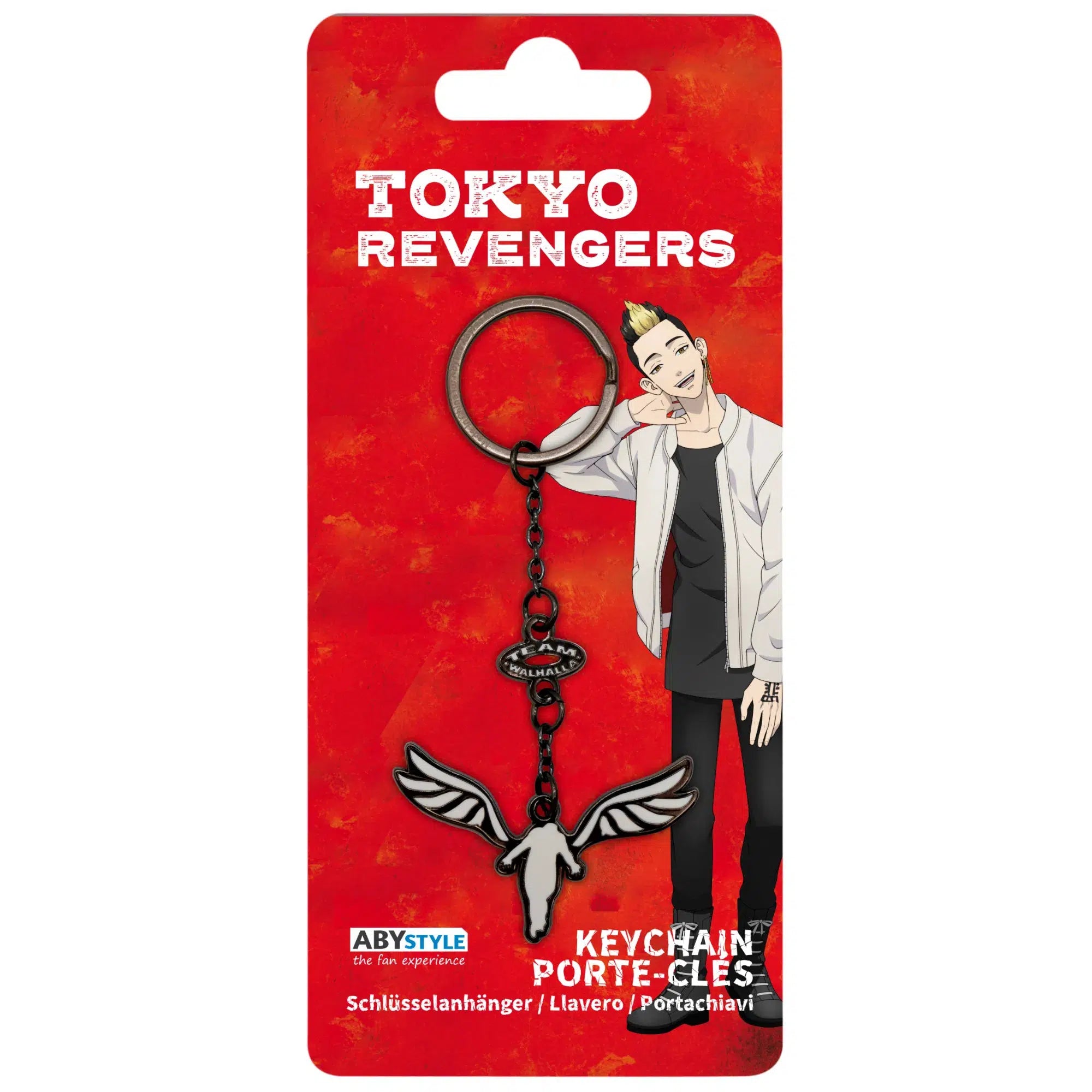 Tokyo-Revengers-Team-Walhalla-Keychain-ABYStyle Tokyo Revengers - Team Walhalla Keychain - ABYStyle - Image 1
