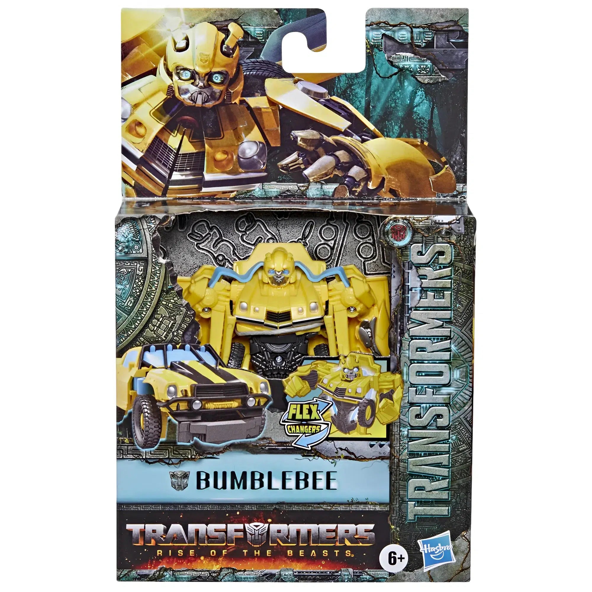 Transformers-Rise-of-the-Beasts-Bumblebee-Action-Figure-Hasbro-Flex-Changers-Series Transformers: Rise of the Beasts - Bumblebee Action Figure - Hasbro - Flex Changers Series - Image 1
