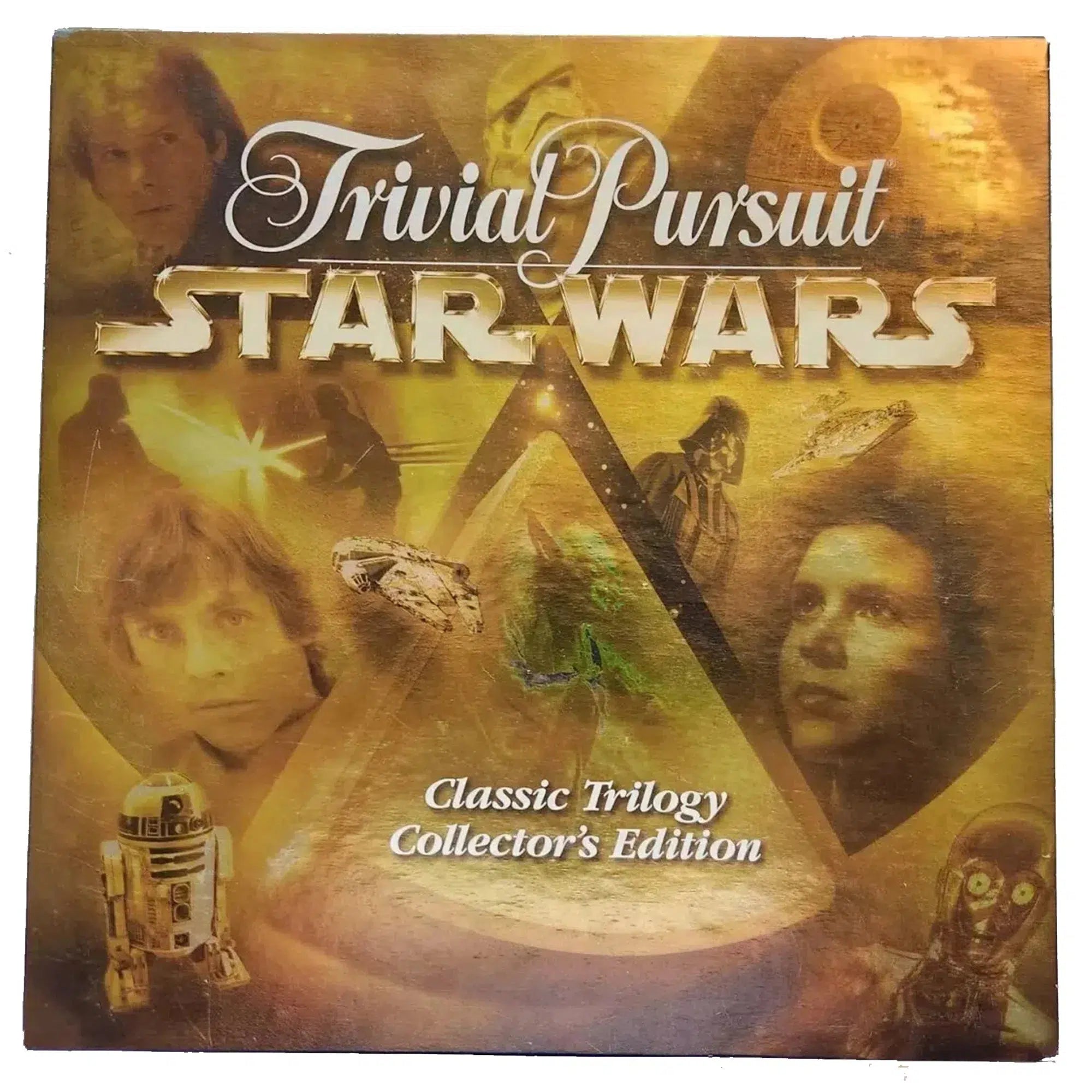 Trivial-Pursuit-Star-Wars-Classic-Trilogy-Board-Game-Collectors-Edition-Parker-Brothers Trivial Pursuit - Star Wars Classic Trilogy Board Game (Collector's Edition) - Parker Brothers - Image 1