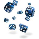 Twilight Stone D6 Dice Set (36 Dice, 12mm, Blue & Black) - Oakie Doakie Dice - Image 2
