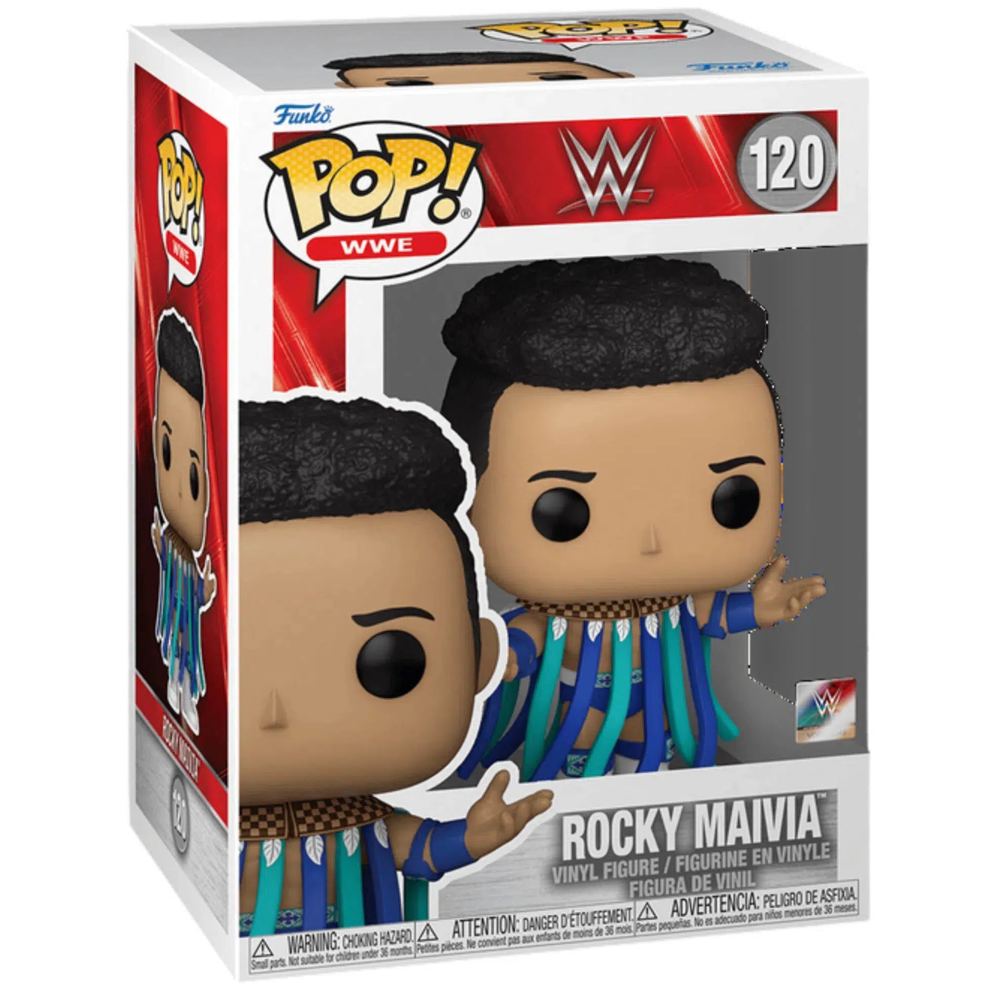 WWE-Rocky-Maivia-Figure-120-Funko-Pop-WWE-Series WWE - Rocky Maivia Figure (#120) - Funko - Pop! WWE Series - Image 1
