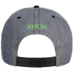 XBOX - Console Logo Snapback Hat (Gray, Curved Bill) - Bioworld - Image 5