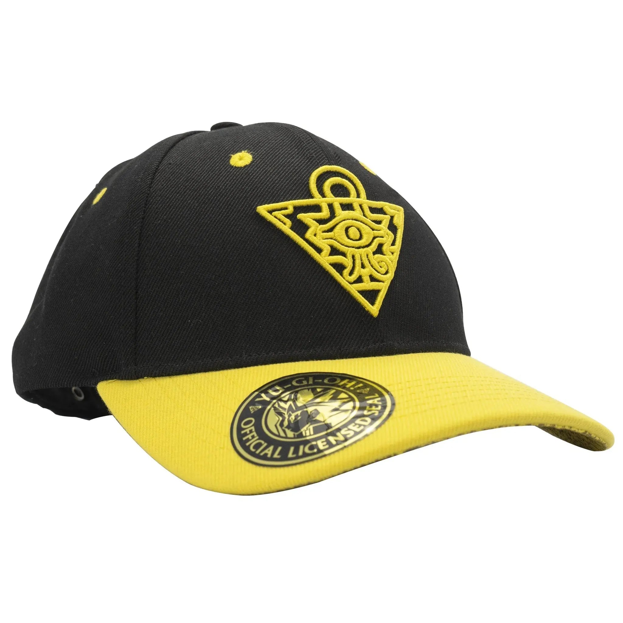 Yu-Gi-Oh-Millennium-Puzzle-Hat-Black-Yellow-ABYstyle Yu-Gi-Oh! - Millennium Puzzle Hat (Black & Yellow) - ABYstyle - Image 1